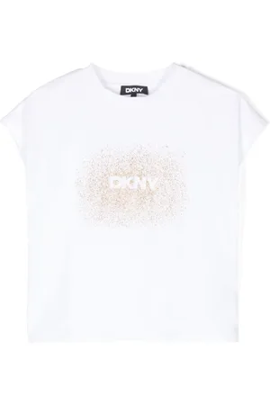 DKNY T-shirt med logotryk