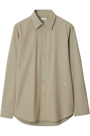 Burberry Bomuldsskjorte med EDK-broderi