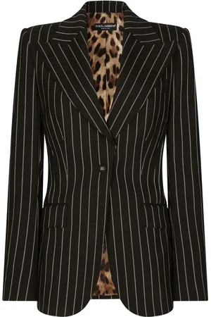 Dolce & Gabbana Enkeltradet nålestribet Turlington blazer