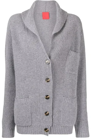 Cashmere In Love Strikket cardigan med sjalrevers