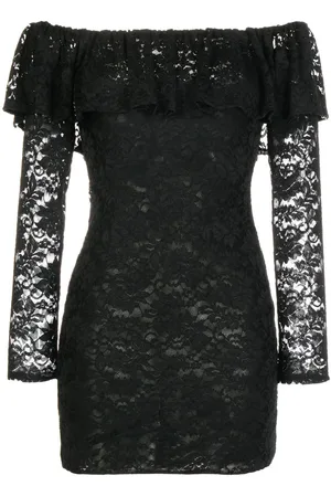 Caroline Constas Alessia kjole med off-shoulder-snit