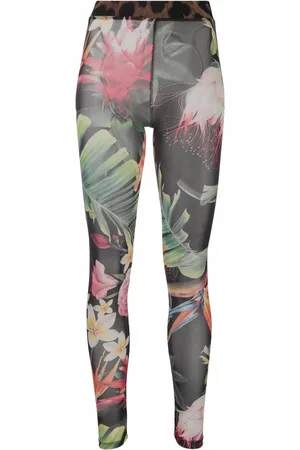 Philipp Plein Leggings med blomstertryk