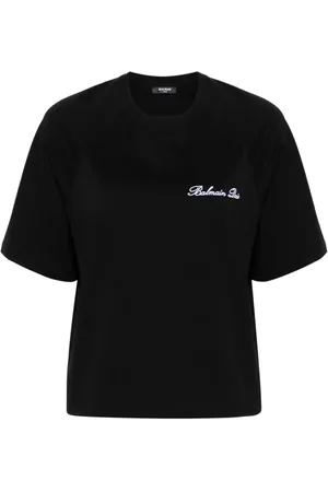 Balmain T-shirt med broderet logo