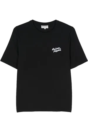 Maison Kitsuné T-shirt med broderet logo