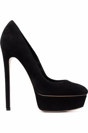 Casadei Flora pumps i ruskindslæder
