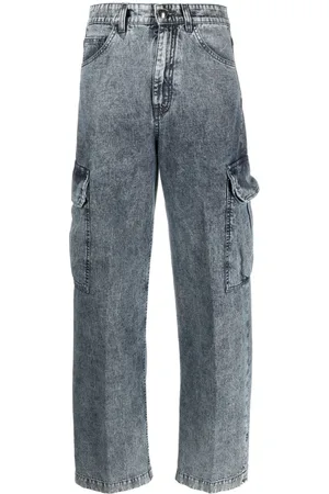 MOORER Højtaljede Lively-101 cargo-jeans