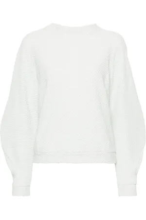 HENRIK VIBSKOV Ring sweatshirt med krøllet effekt