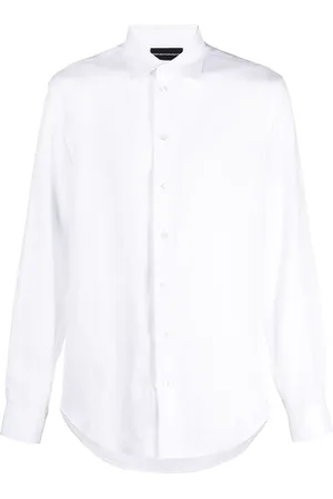 Emporio Armani Langærmet skjorte i hør