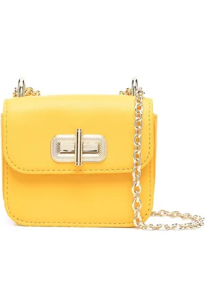 Tommy Hilfiger Crossbody-taske i læder med kædedetalje