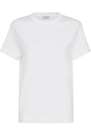 Brunello Cucinelli T-shirt med monili-detalje