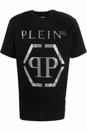 Philipp Plein T-shirt med sekskantet logo