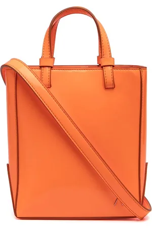 The Attico Tote i læder med åben top