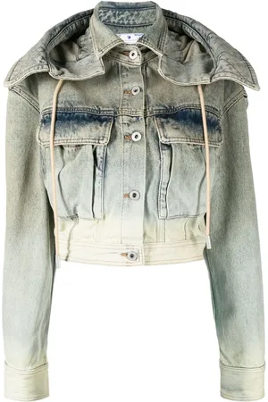 OFF-WHITE Denimjakke med hætte