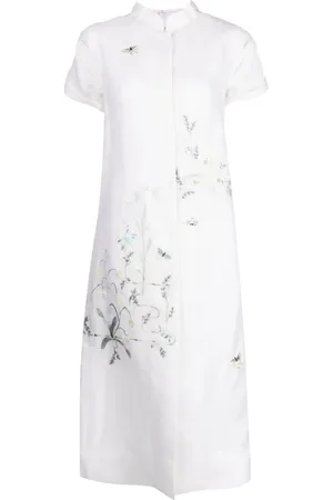 SHIATZY CHEN Renascent Collection frakke med blomstret tryk