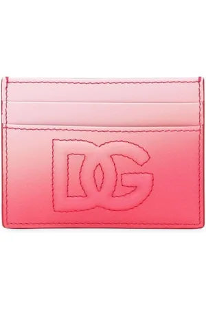 Dolce & Gabbana Kortholder med logobroderi og ombré-effekt