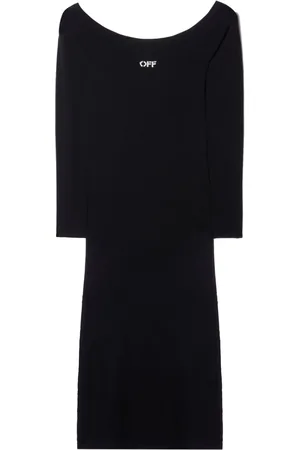 OFF-WHITE Kjole med off-shoulder-snit