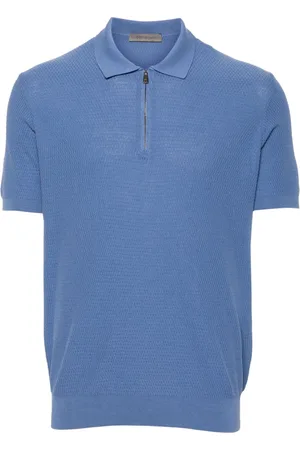 corneliani Polo med kort lynlås