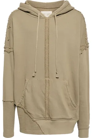 GREG LAUREN Hættetrøje med slitageeffekt