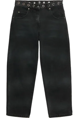 Msgm Jeans i lige med hullet udsmykning