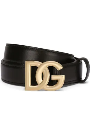 Dolce & Gabbana Læderbælte med DG-logo