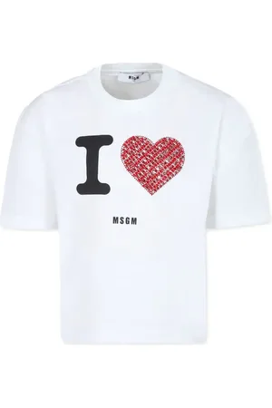 Msgm T-shirt med logotryk
