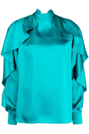 Colville Bluse med flæseærmer