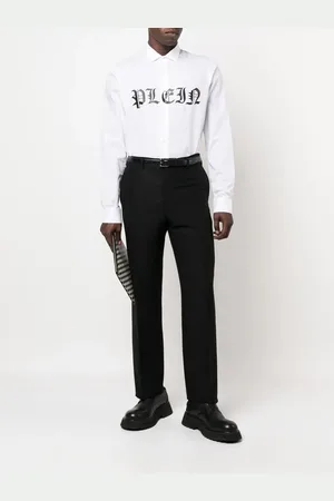 Philipp Plein Skjorte med lange ærmer og logotryk