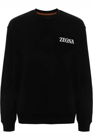 Ermenegildo Zegna Sweatshirt med logoapplikation