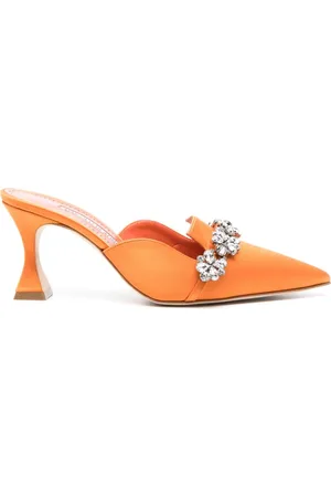 Manolo Blahnik 75 mm Permu mules