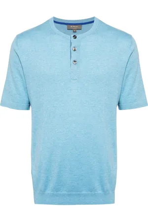 N.PEAL Finstrikket Henley top