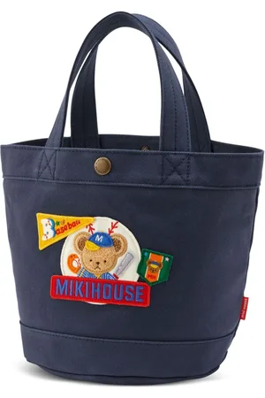 Miki House Tote med bjørnemærke