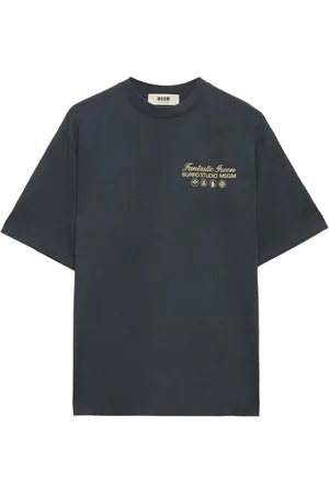 Msgm T-shirt med slogantryk