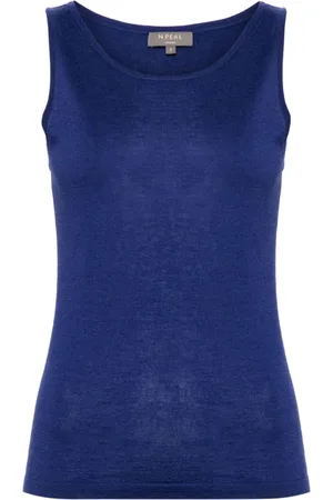 N.PEAL Tanktop med dyb halsudskæring