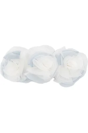 LA STUPENDERIA Tofarvet hårspænde med blomster