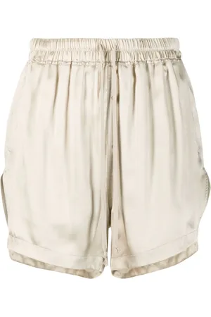 Rick Owens Silkeshorts med snoretræk