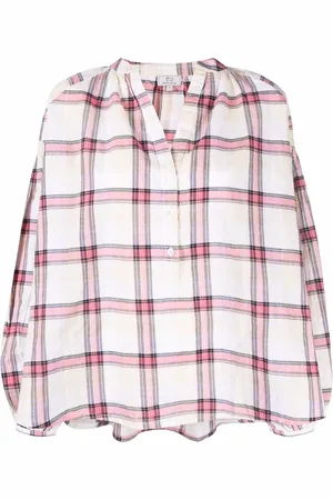Woolrich Skotskternet bluse med lange ærmer