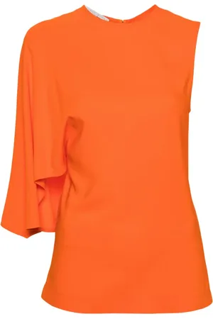Stella McCartney Asymmetrisk kjole med kappe-detalje