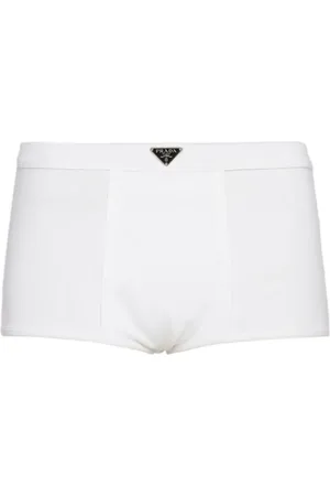 Prada Boksershorts i jersey med trekantet logo