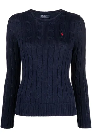 Ralph Lauren Kabelstrikket Polo Pony trøje