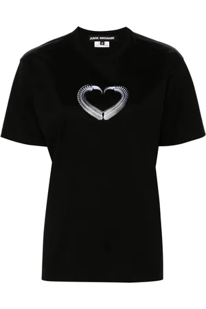 JUNYA WATANABE T-shirt med grafisk hjertetryk