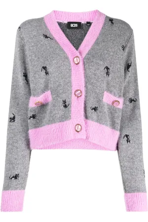 GCDS Kittho cardigan i uldblanding