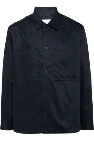 Maison Kitsuné Skjorte med broderet logo