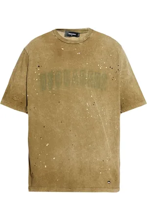 Dsquared2 T-shirt med slitageeffekt