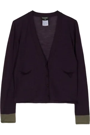 CHANEL Cardigan med kontrastkant fra 1999