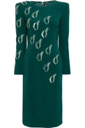 Jenny Packham Mellemlang Jealous kjole i crepe
