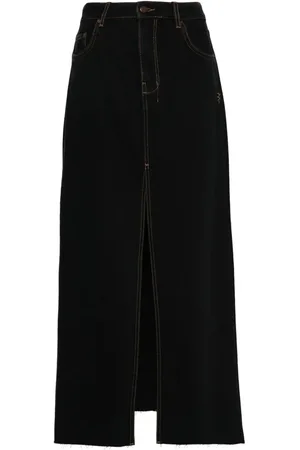 KSUBI Lang Kara denimnederdel