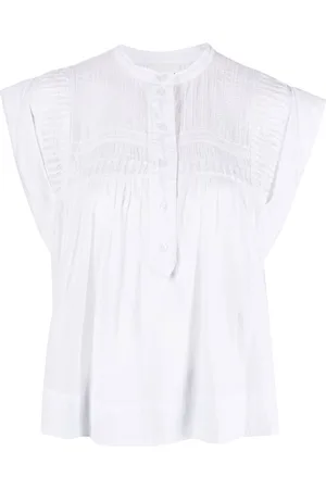 Marant Etoile Plisseret Leaza bluse