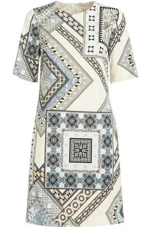 Etro Skjortekjole med patchwork-tryk