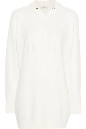 Elisabetta Franchi Sweatshirtkjole med hætte