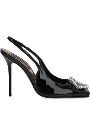 Philipp Plein Læderpumps med spændedetalje